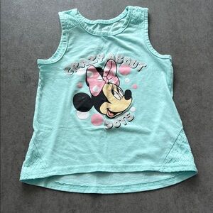 Disney Minnie Mouse Teal Tank Top for Kids